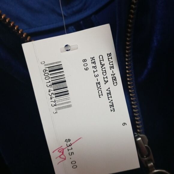 INTERMIX Sz. 6 New Claudia Velvet Pleated Wide-Leg Pants - Picture 11 of 12